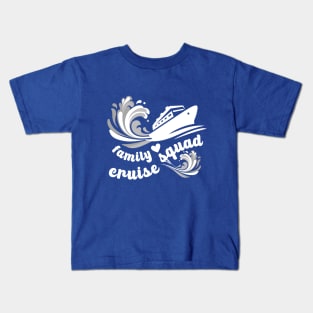 Family Cruise Squad Wavas Kids T-Shirt